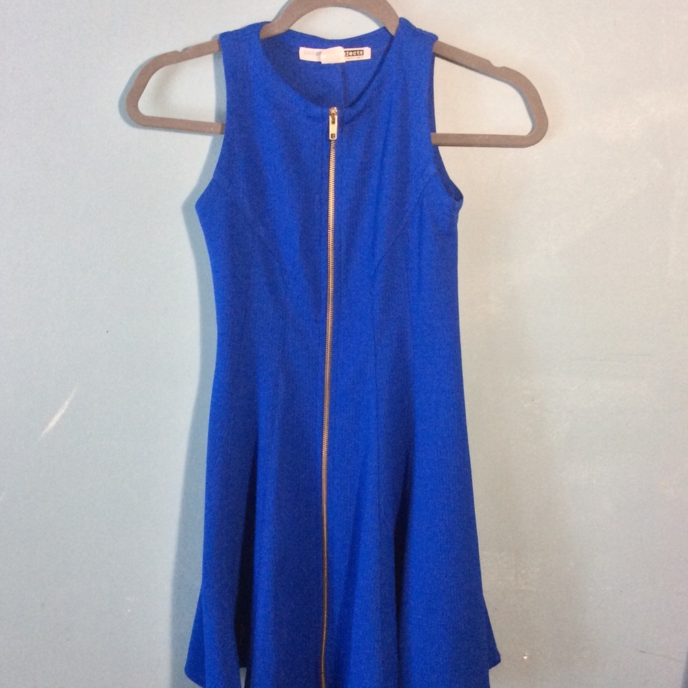 Blue dress by necessary object